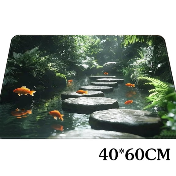 3D Underwater Cave Illusion Rug Doormat,3D Optical Illusion Rug,Ocean Tunnel Carpet and Reef Floor Covering,Funny Non-Slip Floor Mat for Entryway Living Room Front Door Bedroom