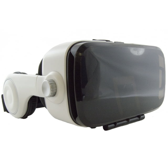 3D VR Headset with Stereo Headphones for all 4.7" to 6.2" Smartphones
