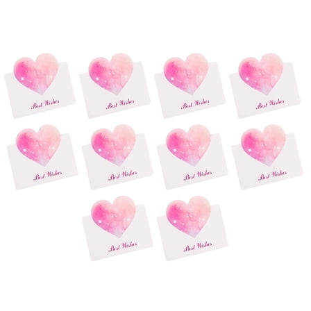 3D Valentine's Day Heart Cards (10-Pack) - Pop-up Greeting Cards for Thank You, Blessings & Love Notes, Blank Inside for Personal DIY Messages