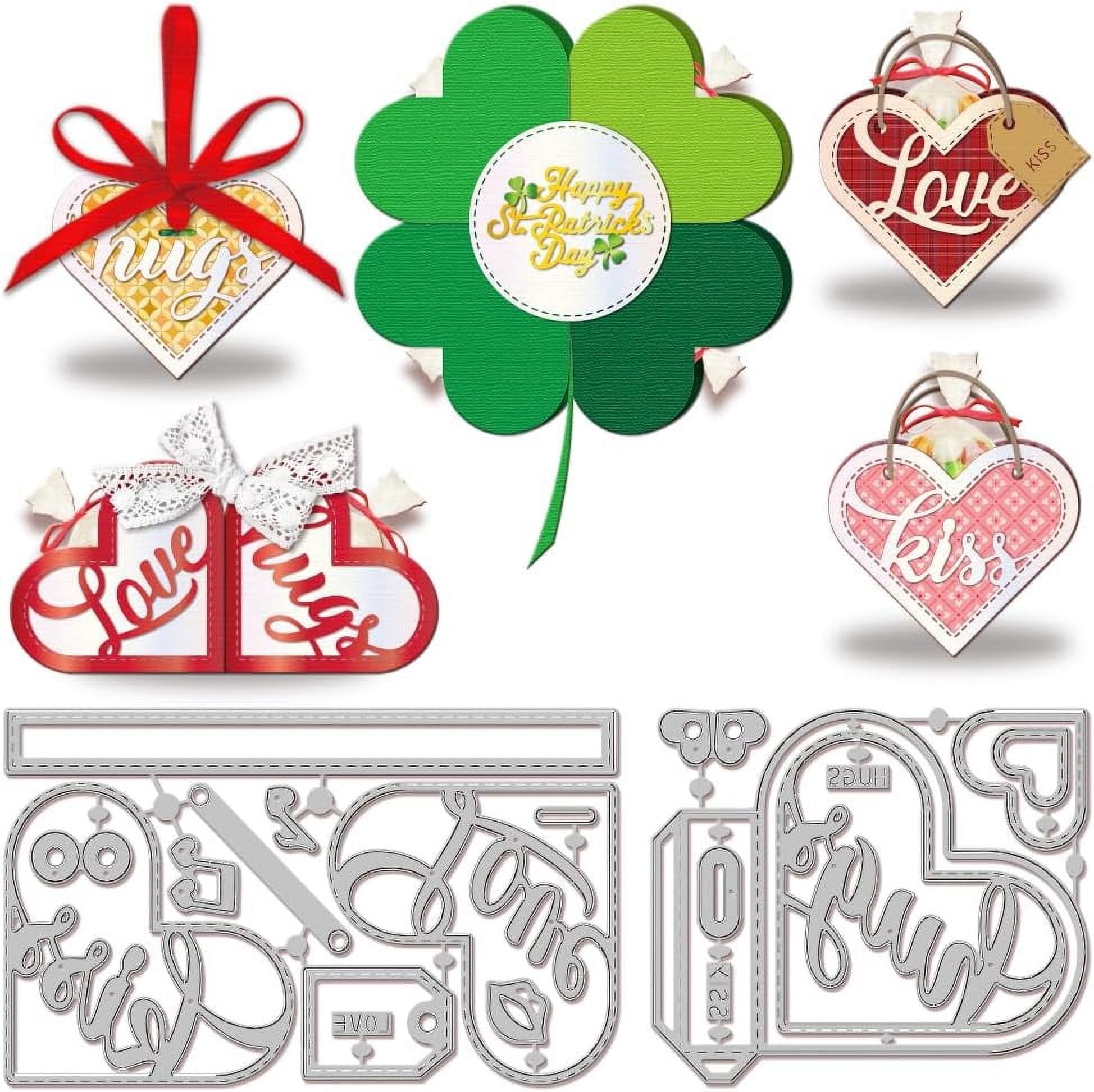 3D Valentine's Day Love Box Cutting Dies for DIY Card Making Love Heart ...