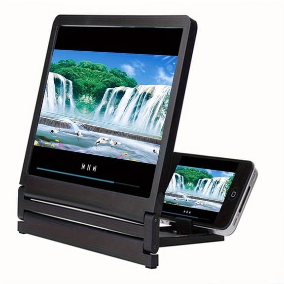 3D Video Magnifier for Mobile Phones with Eye Protection - A Versatile Holder And Amplifier
