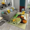 thumbnail image 1 of 3D Violin Carpet Modern Music Flower Area Rug for Kitchen Bathroom Anti-Skid Rug Carpet Home r Living Room Bedroom Floor Rug, 1 of 6