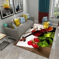 thumbnail image 1 of 3D Violin Carpet Modern Music Flower Area Rug for Kitchen Bathroom Anti-Skid Rug Carpet Home r Living Room Bedroom Floor Rug, 1 of 6