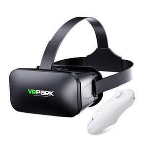 3D Virtual Reality Glasses for 4.7- 6.7 Smart Phone Android Games Stereo with Headset Controllers