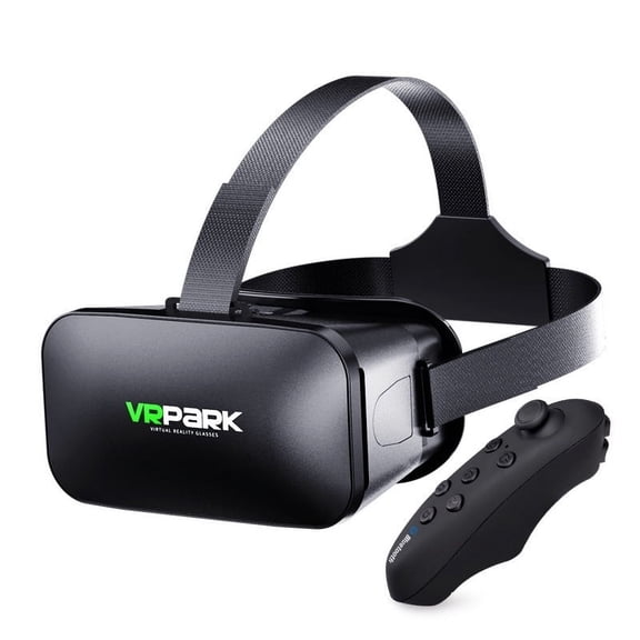 3D Virtual Reality Glasses for 4.7- 6.7 Smart Phone Android Games Stereo with Headset Controllers