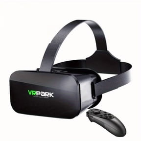 3D Virtual Reality VR Glasses, IMAX Giant Screen 3D Glasses VR Helmet Google Cardboard Box, Support Game Controller, Suitable for 4.7-6.7 Inch Mobile Phones