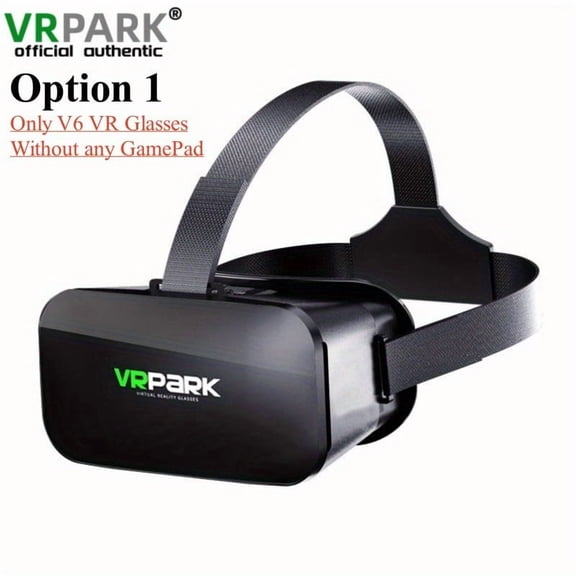3D Virtual Reality VR Glasses IMAX Giant Screen 3D Glasses Google Cardboard Box VR Helmet Suitable for 4.7-6.7 Inch Mobile Phones, Support Game Controller