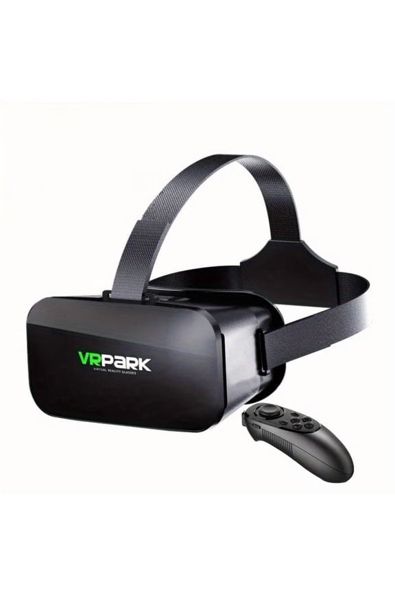 3D Virtual Reality VR Glasses IMAX Giant Screen 3D Glasses Google Cardboard Box VR Helmet Suitable for 4.7-6.7 Inch mobile Phones, Support Game Controller