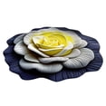 thumbnail image 1 of 3D Visual Carpet - Stereo Flower Shape Mud Floor Mat for Living Room Bedroom Stain Resistance Easy to Clean Non- Design for Versatile Areas, 1 of 7