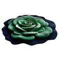 thumbnail image 1 of 3D Visual Carpet - Stereo Flower Shape Mud Floor Mat for Living Room Bedroom Stain Resistance Easy to Clean Non- Design for Versatile Areas, 1 of 8