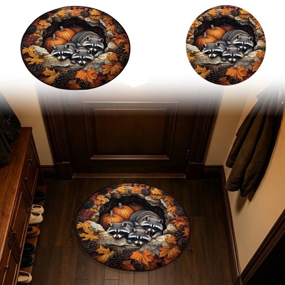 3D Visual Carpet for Living Room Bedroom Home Soft Low Pile High Density Fiber Easy Clean Modern Ambient Rug 60