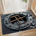 thumbnail image 1 of 3D Visual Entryway Rug Durable Door Mat For Home Bathroom Non - Slip Water Absorbent Easy To Clean Floor Mat S1 Rug, 1 of 6