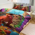 thumbnail image 1 of 3D Visual Illusion Dinosaur Bedding Set Couple Bedclothes Pillowcase Customized Home Textiles Bed Set for Bedroom Decoration, 1 of 6