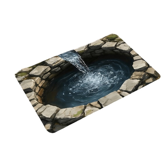 3D Visual Illusion, Entryway Rug, Doormat, Home Decorative Floor Mat - Dirt-Resistant, Wear-Resistant, Crystal Fleece, 16X24 Inches, Decorative Design - For Home Entrance, Indoor
