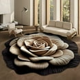 thumbnail image 1 of 3D Visual Stereo Flower Special Shaped Diatomaceous Earth Floor Mat Non- Absorbent Easy Clean Living Room Bedroom Entrance, 1 of 6