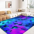 thumbnail image 1 of 3D Volcano Lava Magma Area Rug Large Red Carpet for Living Room Bedroom Sofa Home ration Kids Game Play Nonslip Floor Mat, 1 of 5