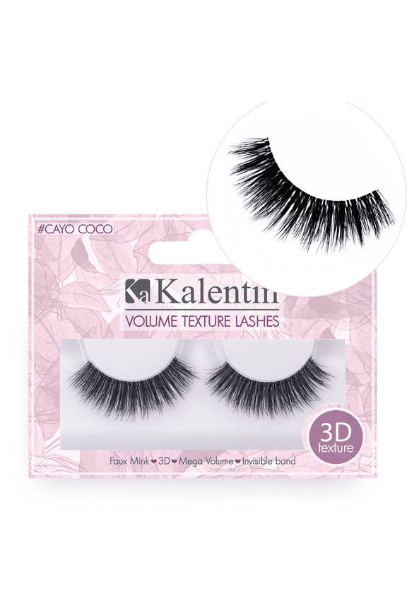 3D Volume Strip lashes - Cayo Coco - Multilayered false eyelashes