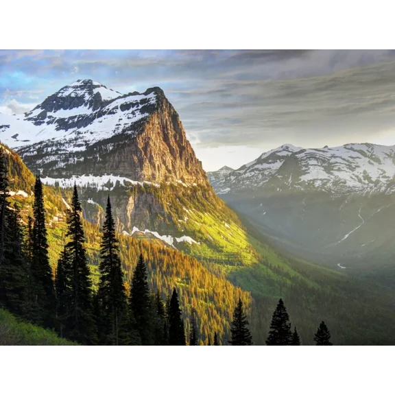 3D Lenticular Print Glacier National Park Scenery 3 Flip Changing Posters