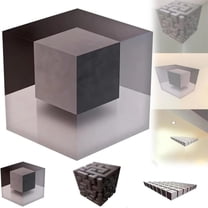 3D Wall Art Optical Illusion Corner Wall Decal, Large Removable Peel and Stick Wall Art That Reshapes Reality, Modern Home Decor for Living Room, Office, Dorm