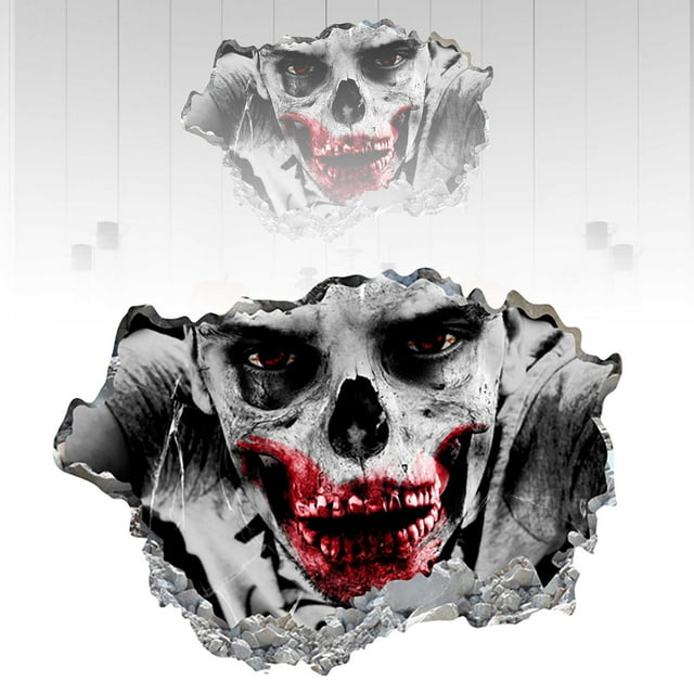 3D Wall Decals Scary Decorations Window Clings Wall Wall Decal Floor