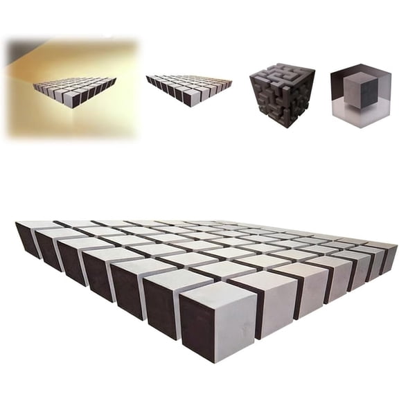 3D Wall Decals Wall Art Optical Illusion Corner Wall Decal, Removable Peel and Stick Wall Art That Reshapes Reality, Modern Home Decor 3D Wall Art for Living Room, Office, Dorm