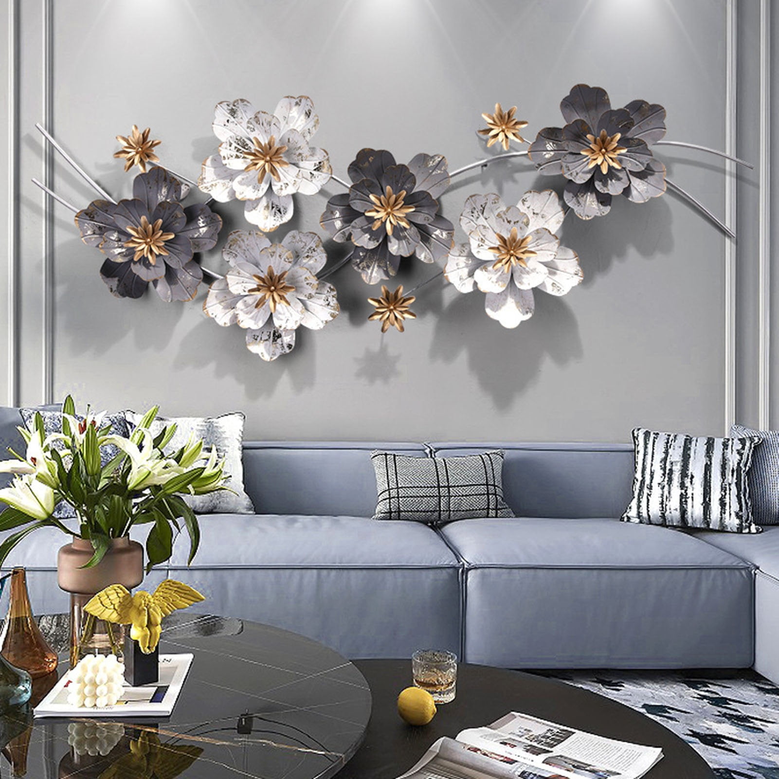 3D Wall Decoration Metal Sculpture Iron Art Decoration Wall Hanging