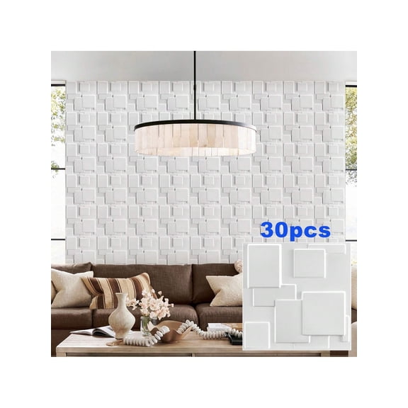 3D Wall Panels for Interior Wall Decor, Wall Covering Panles for Living Room, Gaming Room, TV Background