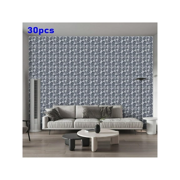 3D Wall Panel Diamond for Interior Wall Décor, PVC Flower Textured Wall Panels for Living Room Lobby Bedroom Hote