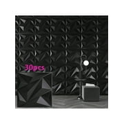30cm PVC 3D Wall Panels, Decorative PVC Wall Tiles, 3D Textured Wall Panels for Interior Wall Decor, Game Room Decor