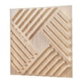thumbnail image 1 of 3D Wall Panels 12-Pack, 19.7x19.7in PVC Wall Tiles, 32 Sq Ft Coverage - Light Wood Slat Design for Interior Decor, Living Room, Bedroom, 1 of 7