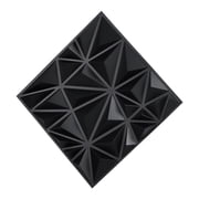 3D Wall Panels 33-Pack 11.81"x11.81", PVC Modern Art Diamond Tiles, 32 Sq.Ft Coverage, for Bedroom Living Room Gaming Room