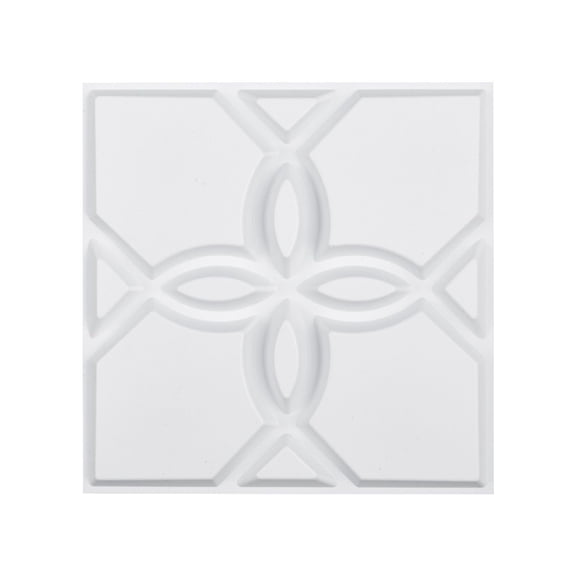 3D Wall Panels 33-Pack 11.81"x11.81", PVC Modern Floral Tiles, 32 Sq.Ft Coverage, for Ceiling Bedroom Living Room