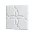 thumbnail image 1 of 3D Wall Panels 33-Pack 11.81 x 11.81'' PVC White Floral - Textured Design for Home Decor, Living Room, Bedroom, DIY Projects, 1 of 5