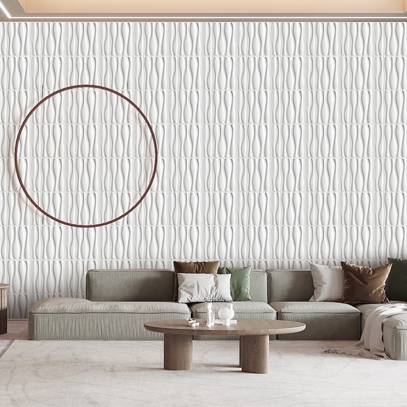 3D Wall Panels: A New Trend in Home Decoration. The Popular Messy Striped Style is in High Demand.(11.8in*11.8in*30pcs)