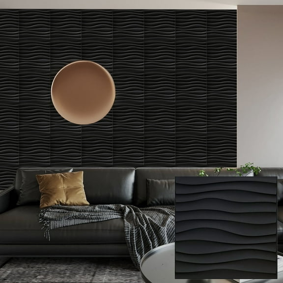 3D Wall Panels: A New Trend in Home Decoration. The Popular Messy Striped Style is in High Demand.(11.8in*11.8in*30pcs)