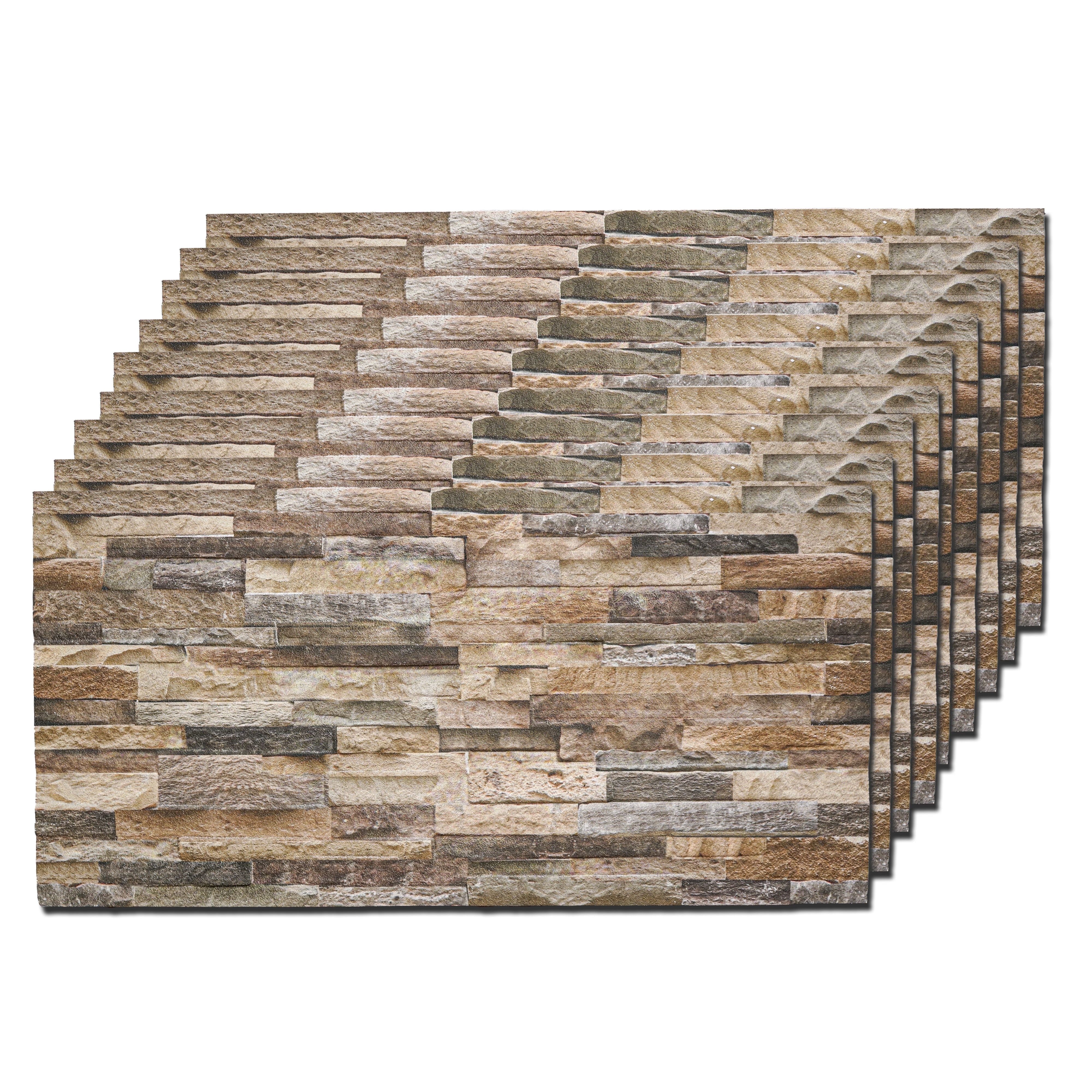 Db Cover Cladding 3D Wall Panels, Decorative Wall Cladding for Home, Carved Effect (Set ...