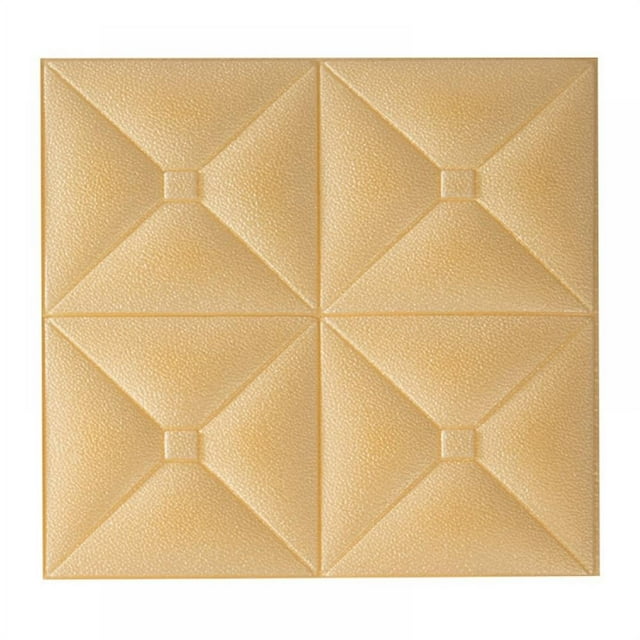 3D Wall Panels Peel and Stick Wallpaper Home Background Decor Wall Stickers for Bedroom/Living Room, Self-Adhesive Waterproof Anti-Collision Soft Wall Mat