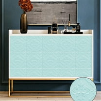 3D Wall Panels Verdsylv 3D Self-Adhesive Wall Sticker, Decorative Tile Effect Wallpaper for Home Improvement, Removable Peel and Stick Wall Art for Living Room and Bedroom Decor, Blue