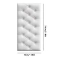 thumbnail image 1 of 3D Wall Peel and Stick Headboard, Anti Collision Wall Padding for Bedroom, Self-Adhesive Headboard Sticker, Wall Cushion Playroom Decorative Protection Panel, Wall Mounted HeadBoard, 1 of 2