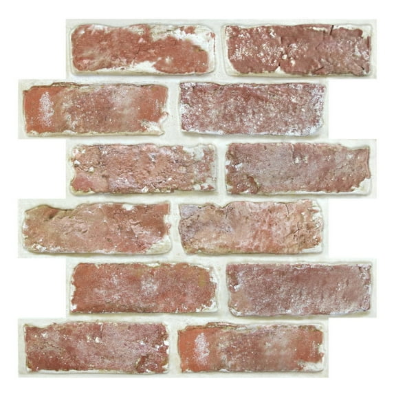 3D Wall Sticker Self-adhesive Faux Brick Wall Panel Peel and Stick Tile Backsplash for Kitchen Bedroom Waterproof Tile Sticker