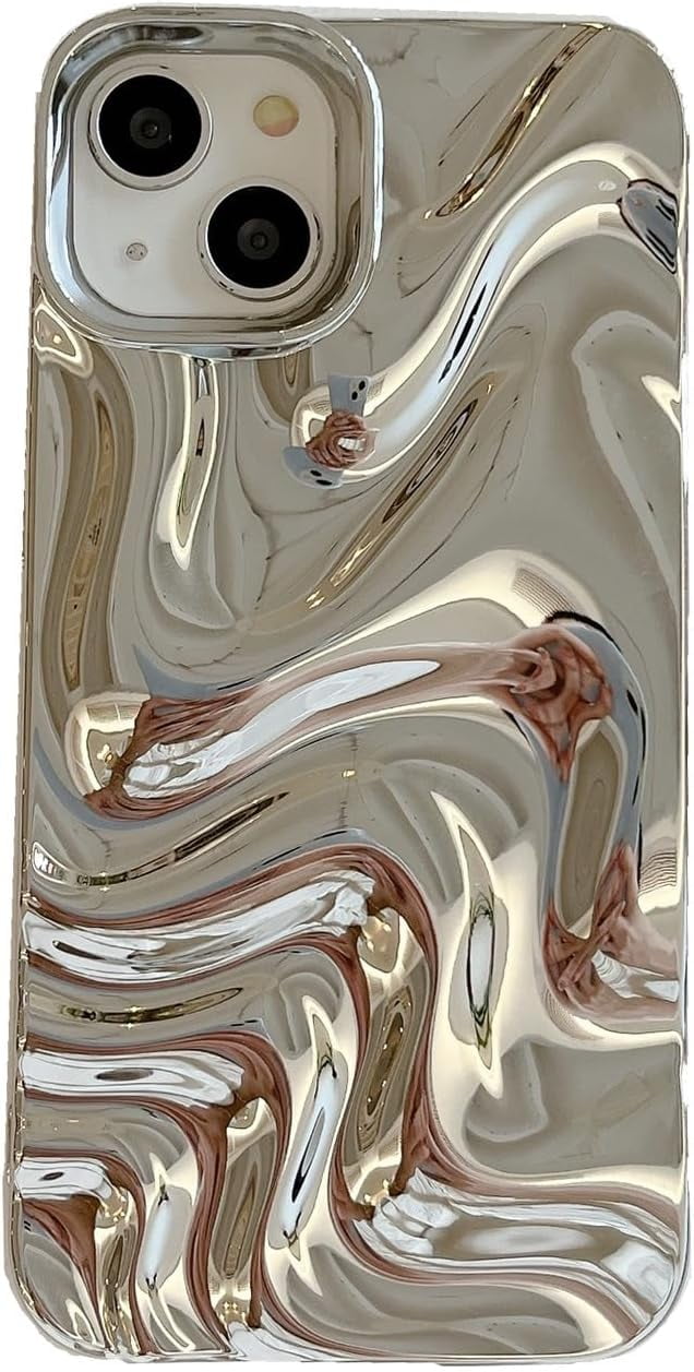 3D Water Ripple Plating Soft Phone Case Compatible with iPhone Case (Silver, iPhone 14) - Walmart.com 3D Water Ripple Plating Soft Phone Case Compatible with iPhone Case (Silver, iPhone 14) - Walmart.com