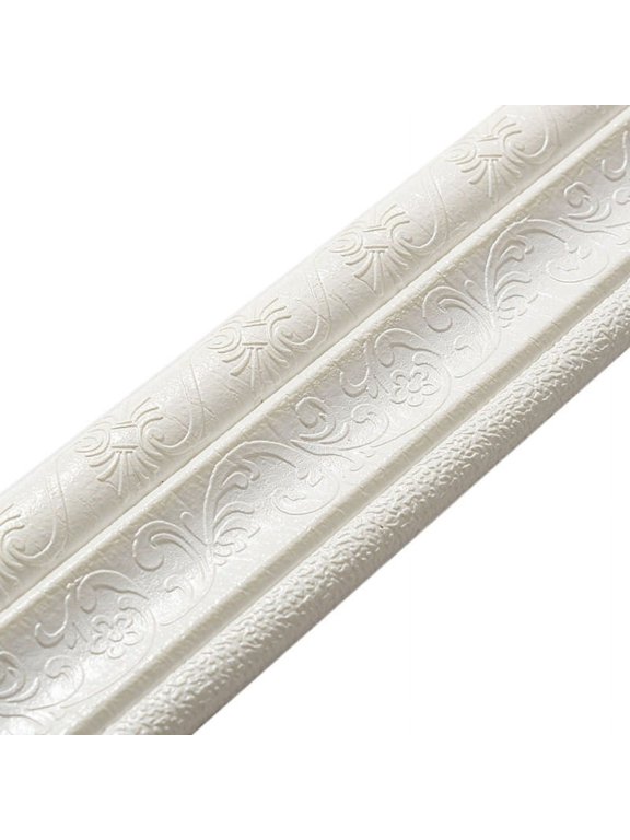 3D Waterproof Foam Wallpaper Border - Self-Adhesive Wallpaper Border Wall Decor Removable Sticker - Removable Self Adhesive Tiles Sticker For Kitchen, Bathroom, Bedroom