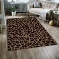 thumbnail image 1 of 3D Wild Leopard Print Series Area Rug Carpet Rug for Home Living Room Bedroom Sofa Doormat Kitchen r kids Non-slip Floor Mat, 1 of 5