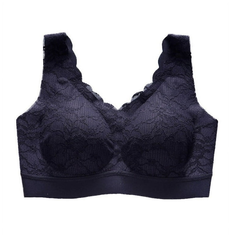 3D Wireless Contour Bra Padded Lace Push Up Brassiere Women Daily