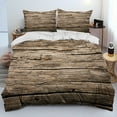 3D Wood Grain Comforter Bedding Set Duvet Cover Bed Set Quilt Cover