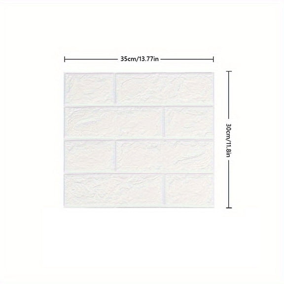 3D Wood Grain Wall Tile Stickers - Self-Adhesive, Waterproof, Shock-Resistant Ceiling & Wall Panels, Easy to Clean and Cut, for Kitchen, Living Room, Bathroom, Hallway