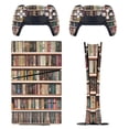 thumbnail image 1 of 3D Wooden Bookshelf Print PS5/PS5 Pro/PS5 Slim Digital Disc Skin Sticker For Console And Controller Skins, 1 of 7