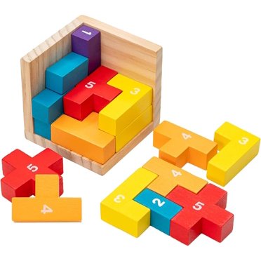 Crux Barrel Roll Wooden Brainteaser Puzzle - Difficult STEM Desk Toy & Gift
