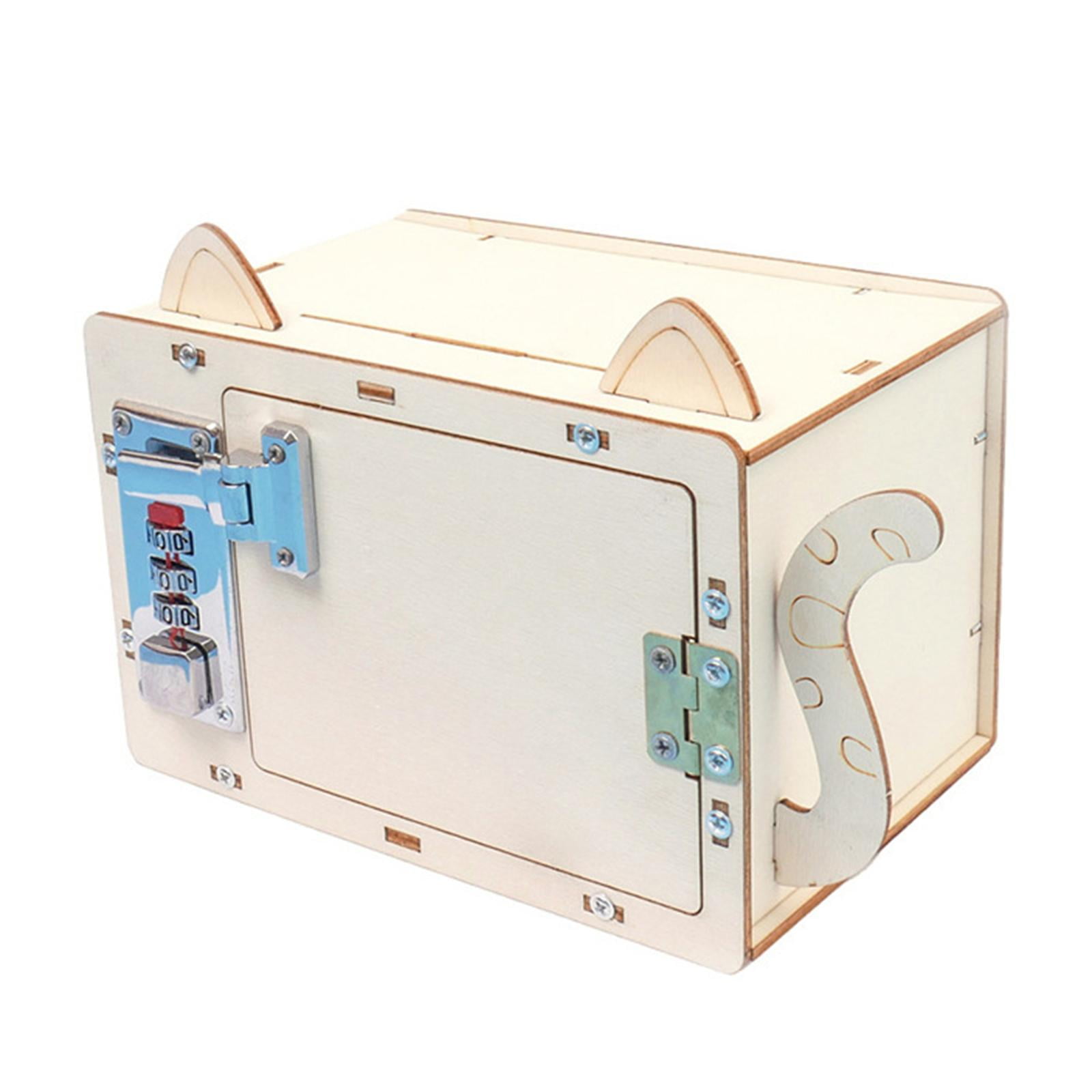 3D Wooden Puzzle Kits Educational Toy Money Box Model for Kids Birthday