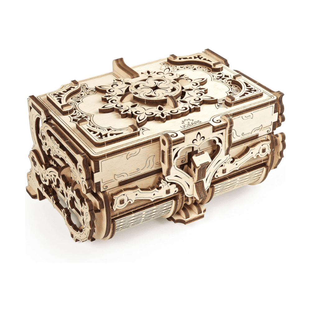 3D Wooden Puzzles Box 3D Puzzle Antique Wooden Box Wooden Model Kits